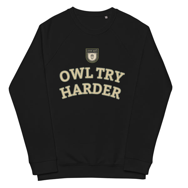 OWL TRY HARDER SWEATSHIRT